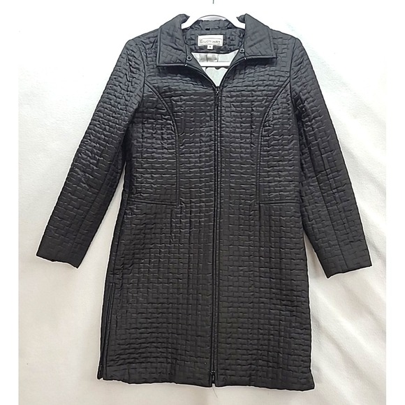 Elliott Lauren Jackets & Blazers - Elliott Lauren Knee‎ Length Quilted Jacket Sm Office Casual Capsule Missing Hood